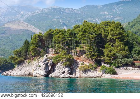 Beautiful Mediterranean Landscape. Montenegro, Adriatic Sea.