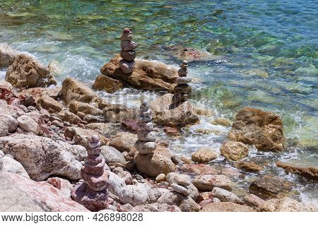 Beautiful Mediterranean Landscape. Montenegro, Adriatic Sea.