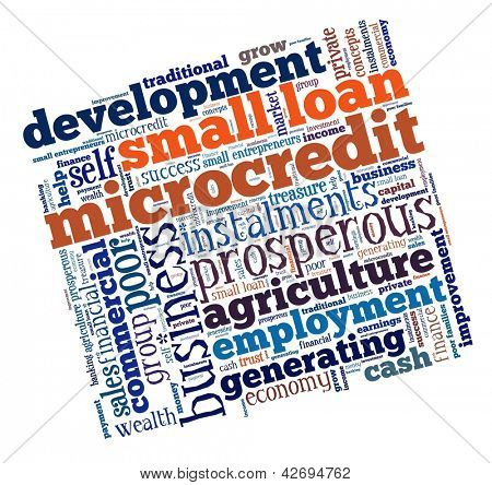 Microcredit ในภาพตัดปะคำ