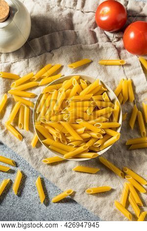 Homemade Italian Dry Mostaccioli Pasta