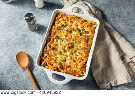 Homemade Chicago Baked Mostaccioli