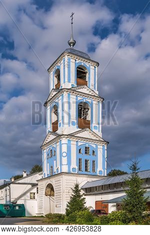 Bell Towerl In Nikitsky Monastery Near Pereslavl-zalessky, Russia