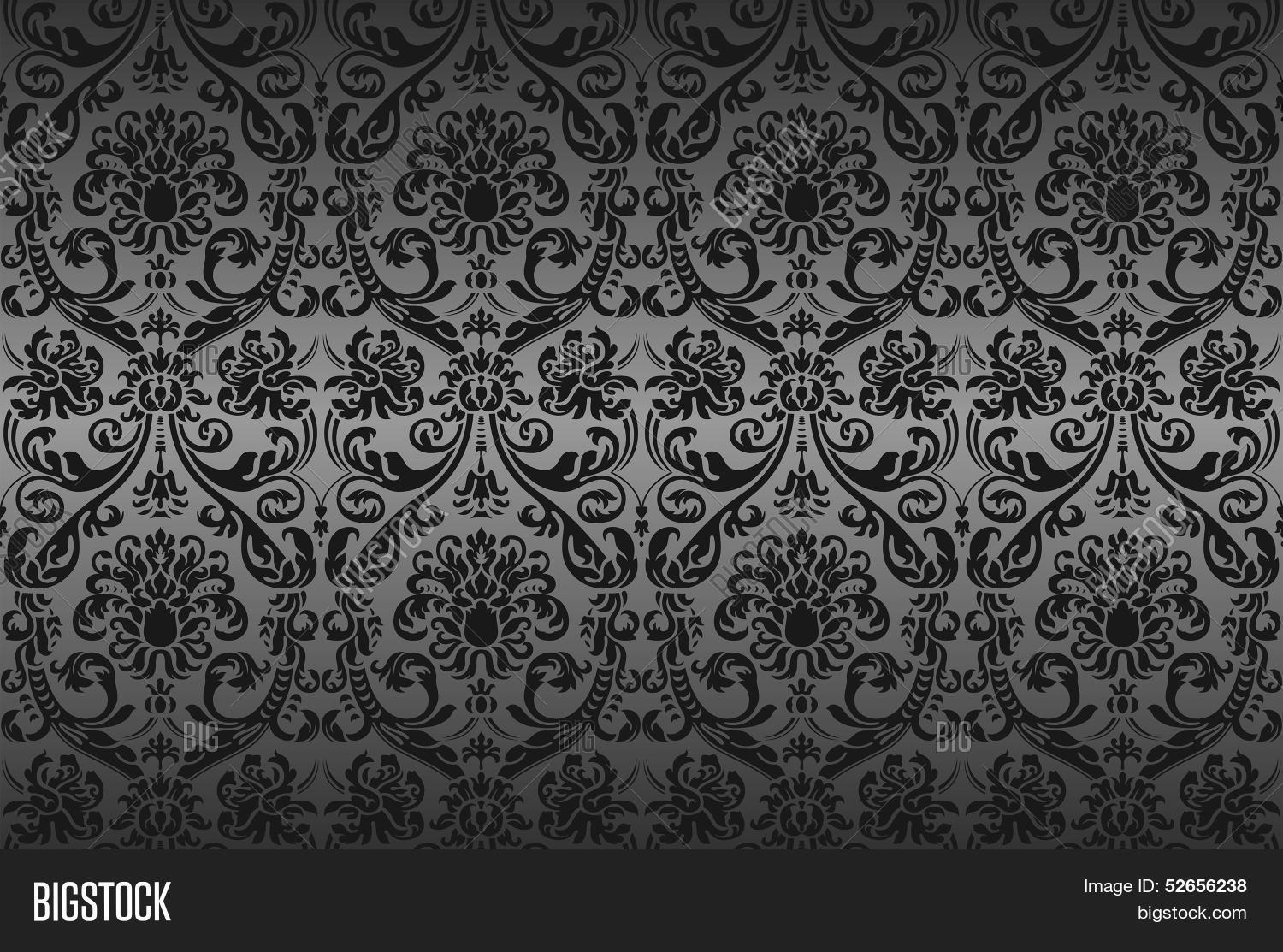 Damask Wallpaper Vector & Photo (Free Trial) Bigstock