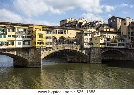 Ponte Vecchio (Old Bridge) in Florence,Italy