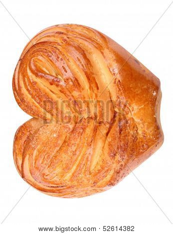 Twist Bun With Heart Shape