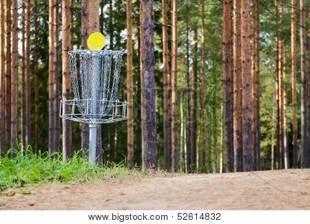 Disc golf hole