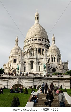 Sacre Coeur Church In Paris, France