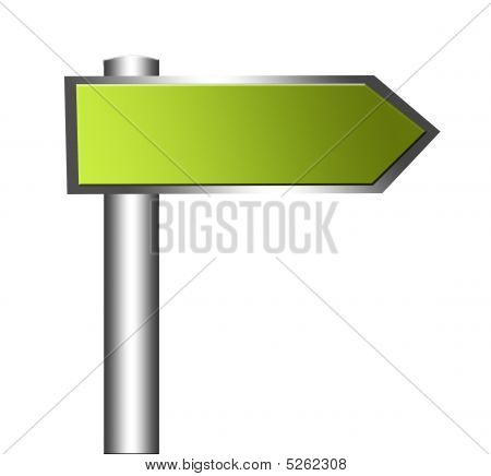 Seta verde