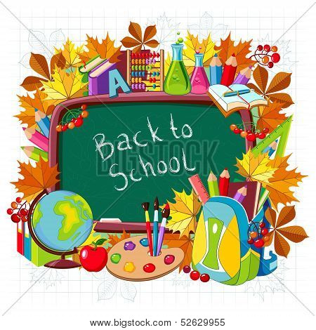 School Supplies. Education Concept.