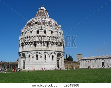 Baptistry Of Pisa, Tuscany, Italy