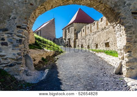 Rupea Fortress,medieval Landmark Of Transylvania