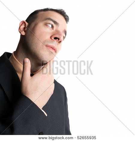 Business Man Thinking