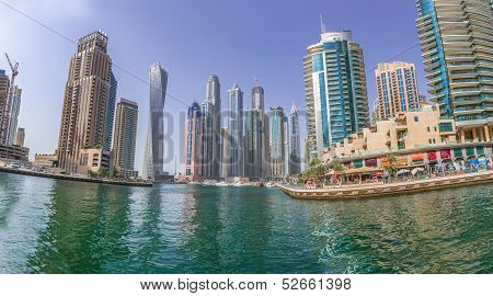 Dubai Marina Cityscape, Uae