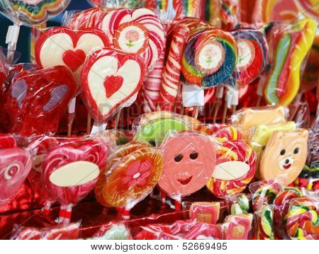 festive sugar candies for children, Christmas gifts