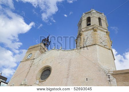 Sitges church in Barcelona
