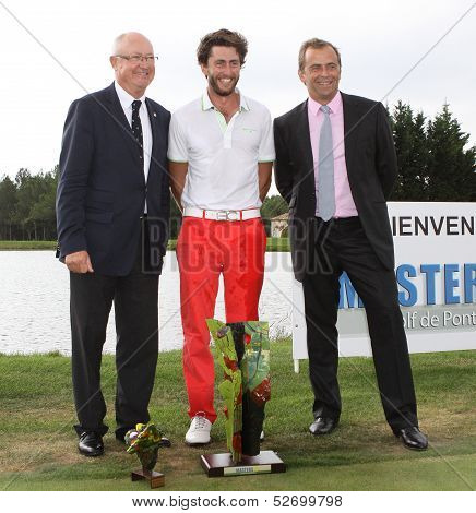 Edouard Espana at the golf Masters 13, 2013