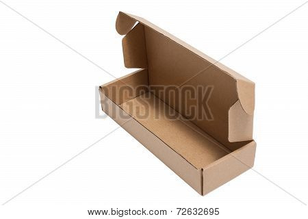 open cardboard box