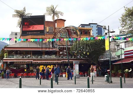 Plaza Foch in Quito, Ecuador
