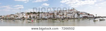 Algarve 포르투갈에 있는 Ferragudo에서 파노라마