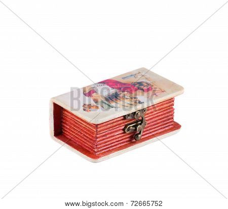 Jewelry case with decoration.