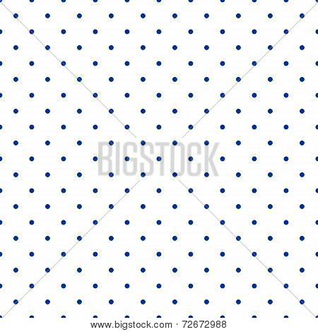 Tile vector polka dots pattern