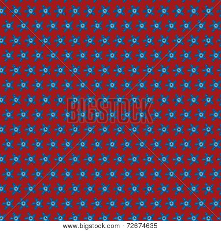 Bright Flowers-Red