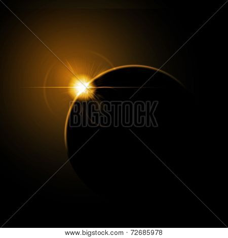 Eclipse From Space