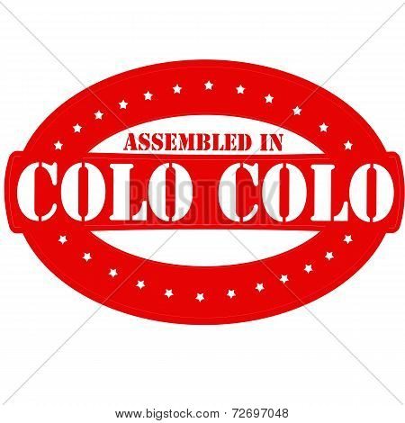Assembled In Colo Colo