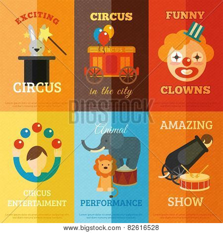 Circus Poster Set