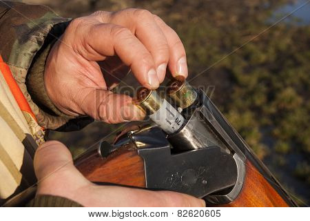 hunter and gun