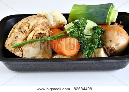 Various Root Vegetables For Soup