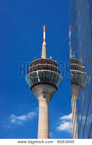 Rheinturm Tower DÃ¼sseldorf
