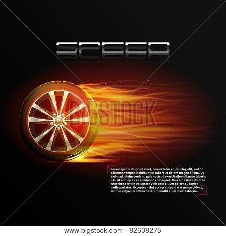 Burning Wheel Illustration