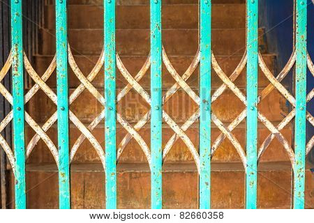 old metal door