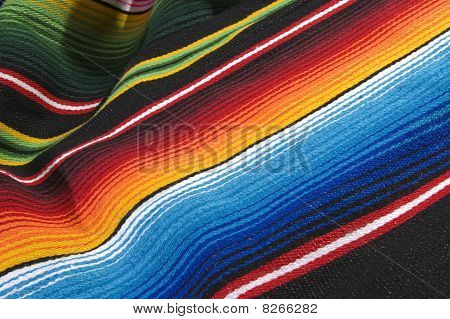 Poncho messicano colorato