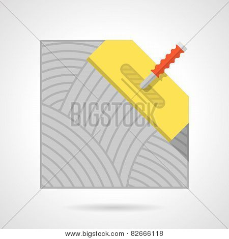 Colorful vector icon for flooring