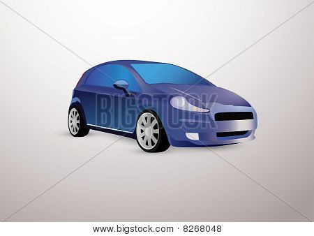 Coche azul