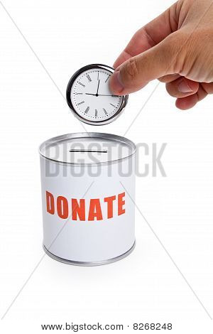 Donation boks og ur
