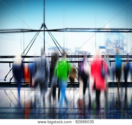 People Consumer Shopping Commuter Consumerism Crowded Concept