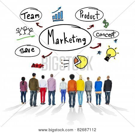 Marketing Strategy Team Business Commercial Advertising Concept