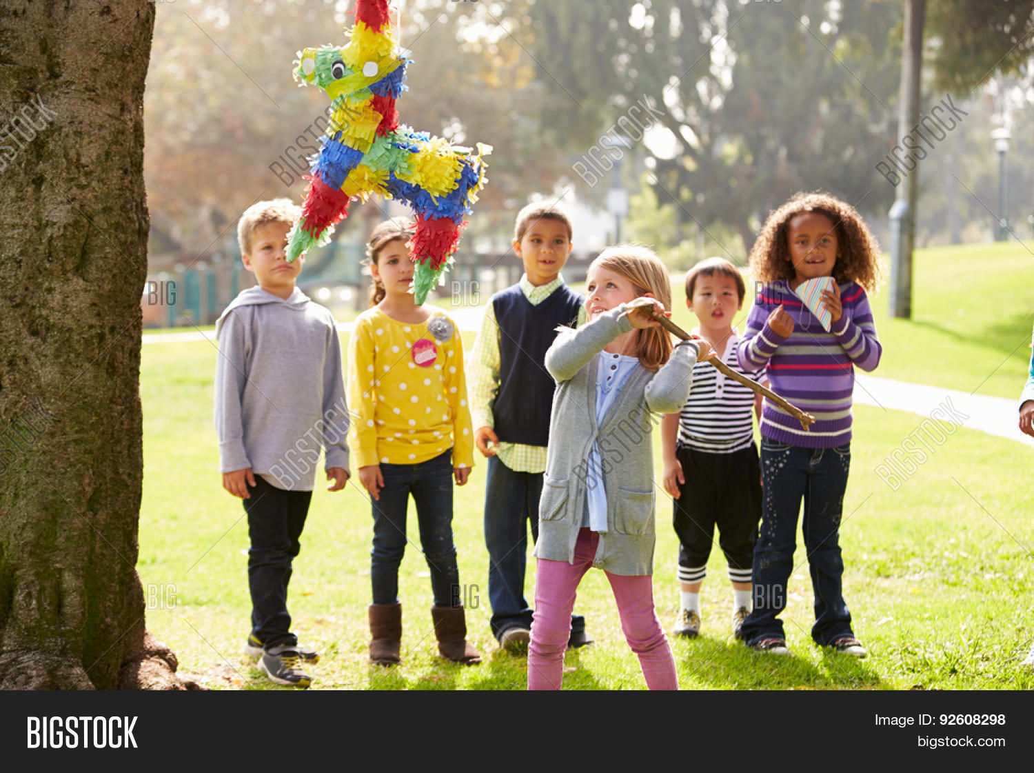Children Hitting Image &amp; Photo (Free Trial) | Bigstock