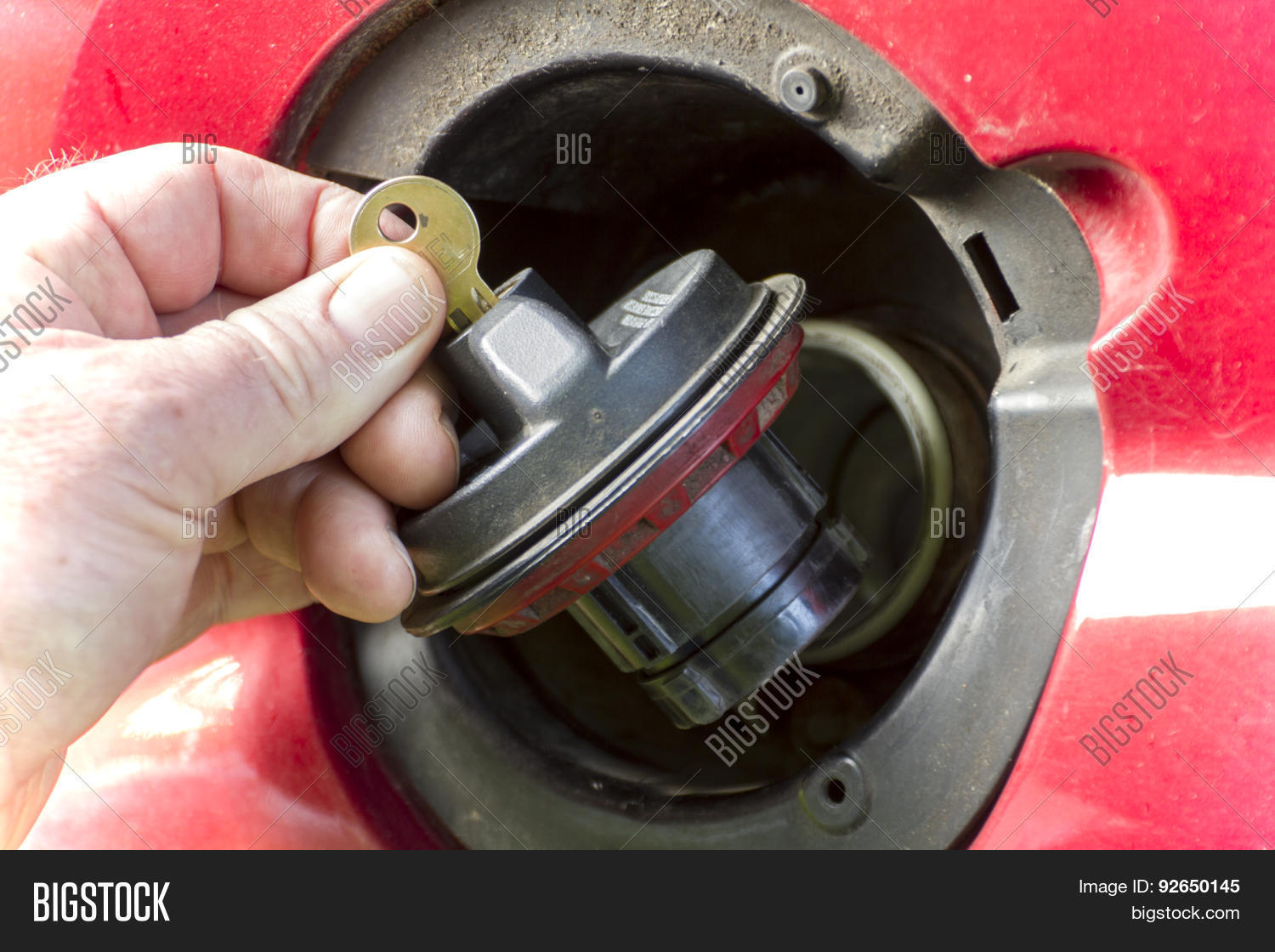 Keyed Locked Gas Cap Image & Photo (Free Trial) Bigstock