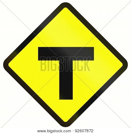 Intersection Ahead In Indonesia