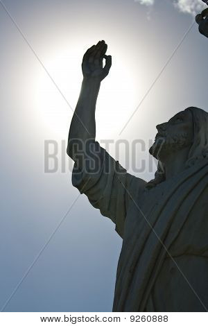 Jesus Christ In Front Of The Sun