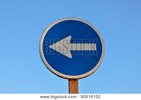 Rusty Oxidated Restaurant Sign