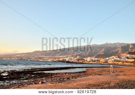 Tropical Beach near the City
