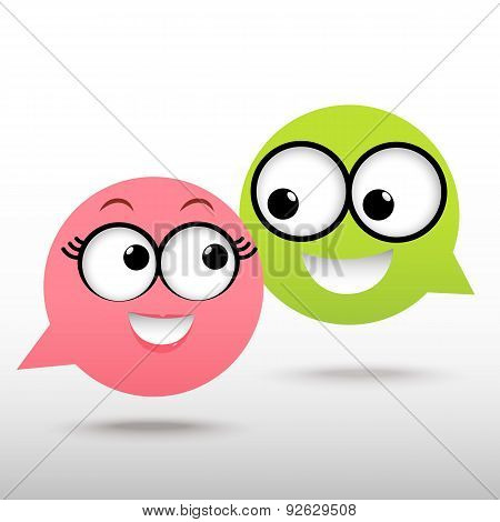 Smile Talking Bubble