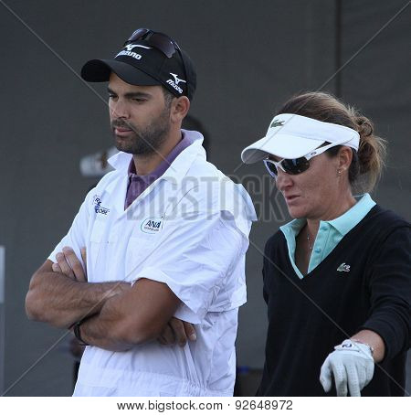 Gwladys Nocera At The Ana Inspiration Golf Tournament 2015