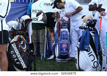 Gwladys Nocera At The Ana Inspiration Golf Tournament 2015