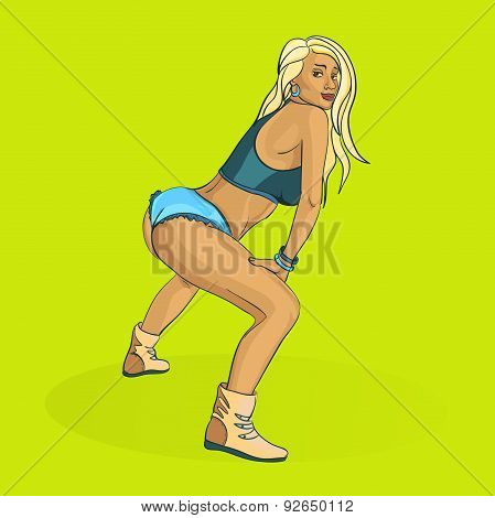 girl dance Twerking